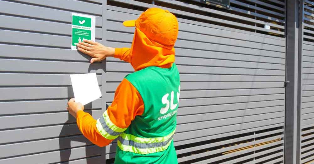 Cartão Verde para o descarte correto do lixo!