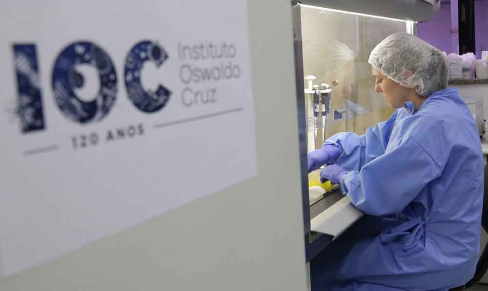 Fiocruz recebe R$ 100 milhões para produção de vacina