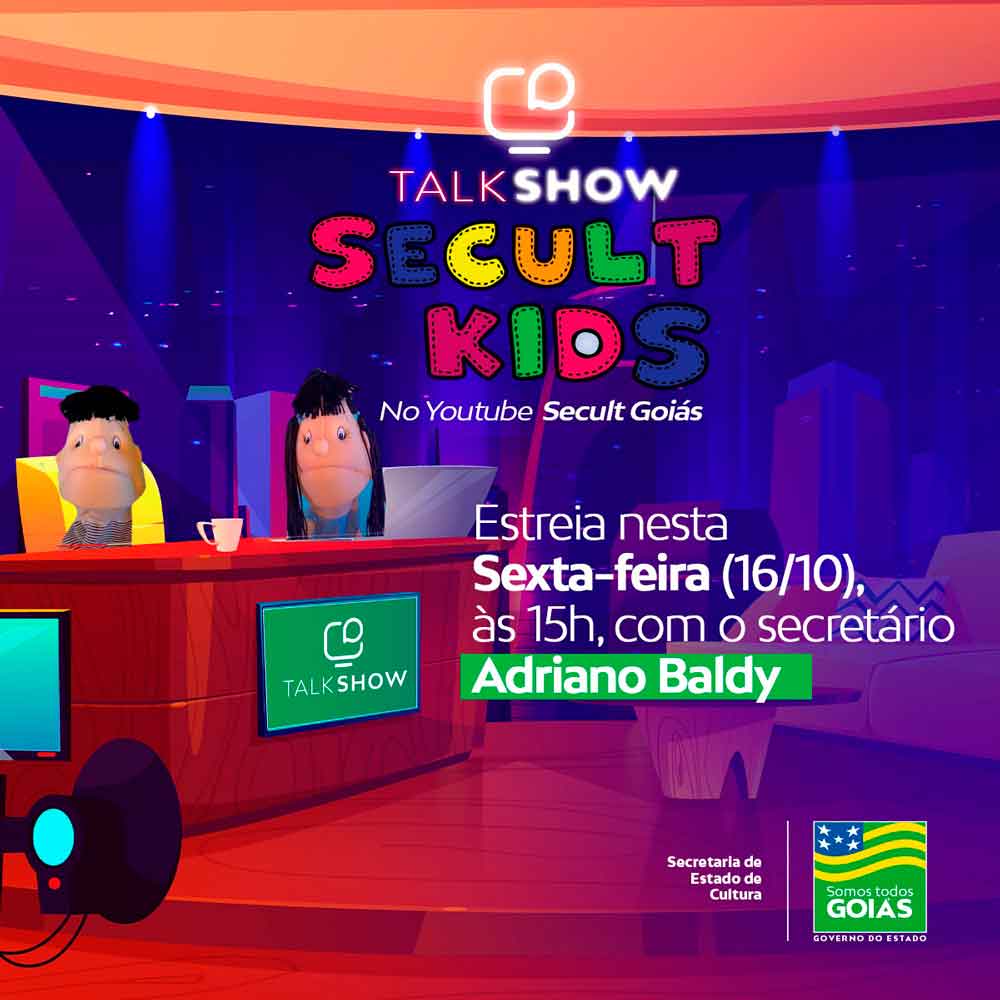 Secult Kids estreia quadros de entrevistas para crianças