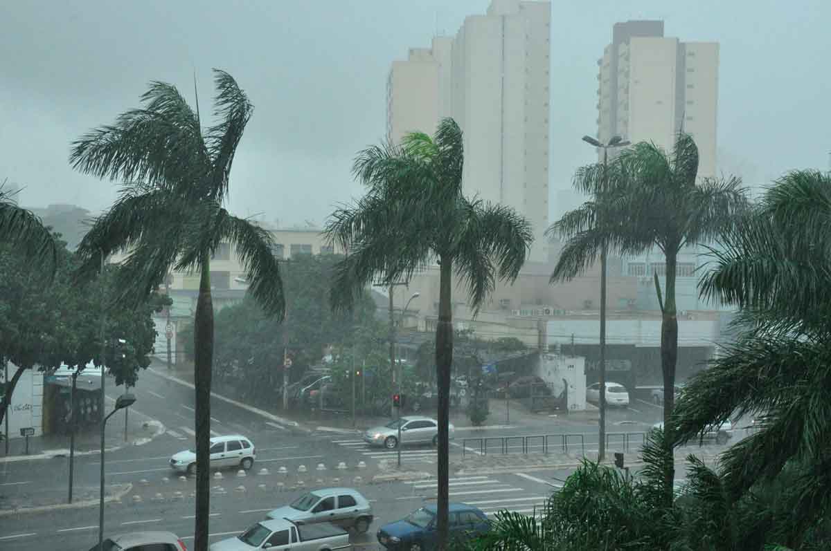 Chuva volumosa em áreas do Norte e do Sudeste do Brasil