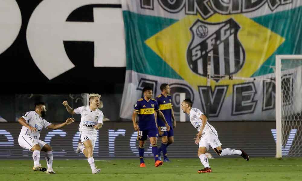 Santos atropela Boca e garante final brasileira na Libertadores