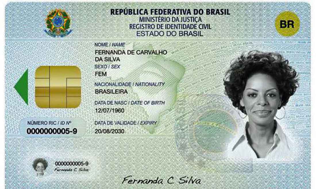 Nova Carteira De Identidade Documento Poderá Ser Emitido Em Cartão