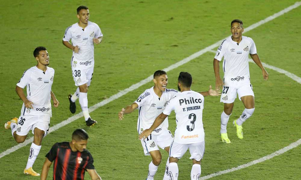 Libertadores: com os garotos, Santos vence Deportivo Lara na Vila