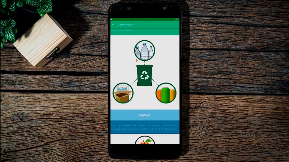 Aplicativo dá acesso a informações sobre coleta de resíduos