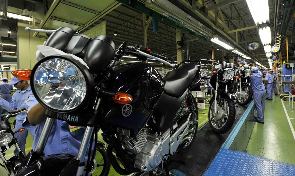 Vendas de motocicletas caem 17% no primeiro trimestre no país