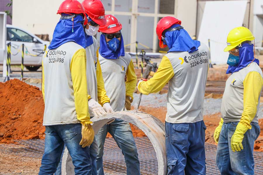 Avançam as obras do hospital acoplado em Samambaia