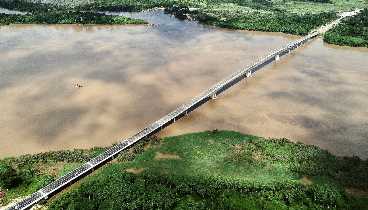 A Ponte do Abunã, no Rio Madeira, será inaugurada hoje