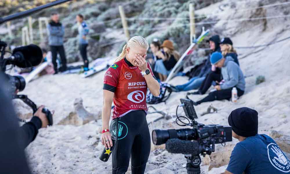 Surfe: Tatiana Weston-Webb é eliminada em Rottnest Search