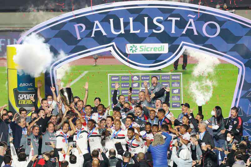 São Paulo vence Palmeiras por 2 a 0 e conquista o Campeonato Paulista
