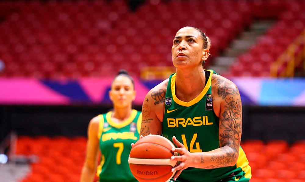 Brasil erra bastante e perde na Copa América de Basquete feminino