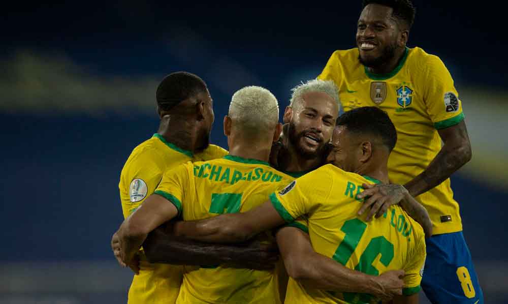 Brasil, invicto, enfrenta Colômbia pela Copa América 2021