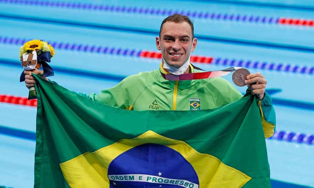 Olimpíada: Fernando Scheffer fatura bronze na natação