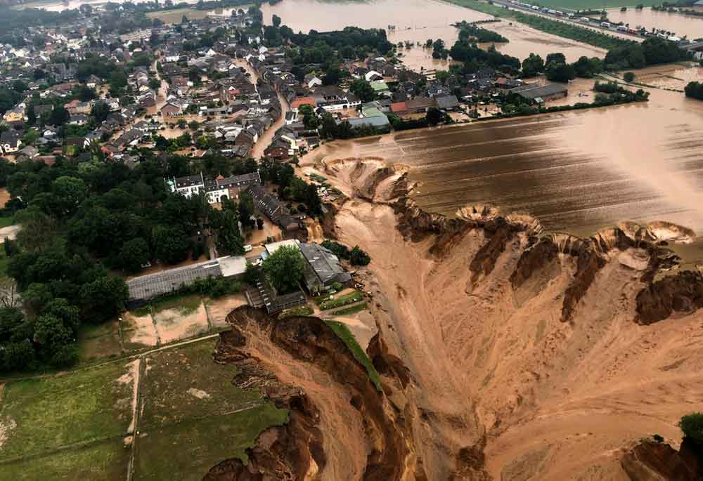 Mais de mil estão desaparecidos após inundações na Europa Ocidental