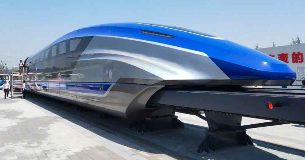 China apresenta trem que alcança a velocidade de 600 km/h