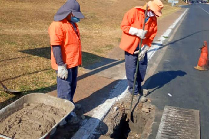 Trabalho preventivo é realizado antes das chuvas no Plano Piloto