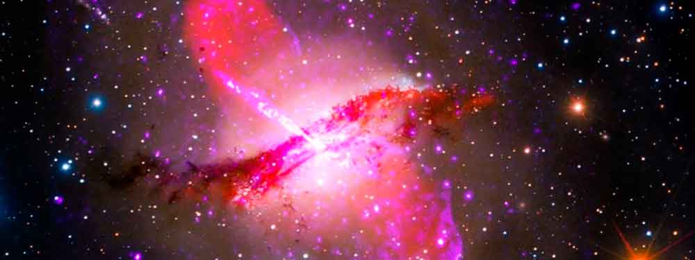 Event Horizon captura imagem de buraco negro cuspindo matéria