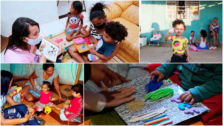 Criança Feliz Brasiliense retoma as visitas domiciliares