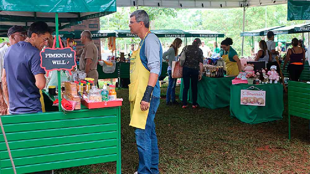 Kalungas promovem oficinas na Feira Rural no Parque