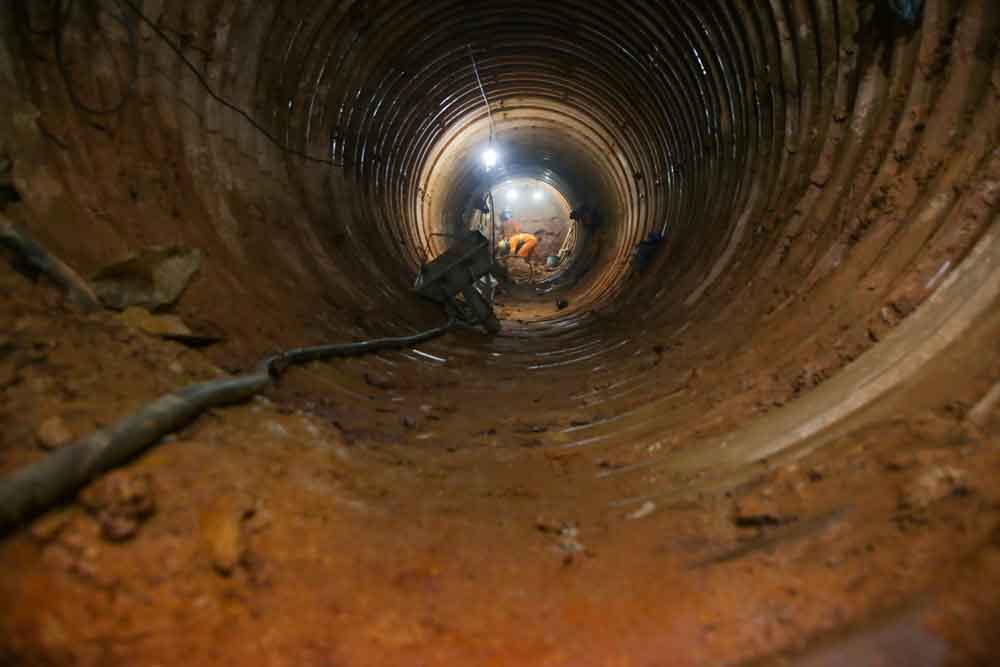 Obras grandiosas estão sendo feitas por debaixo da terra em Vicente Pires