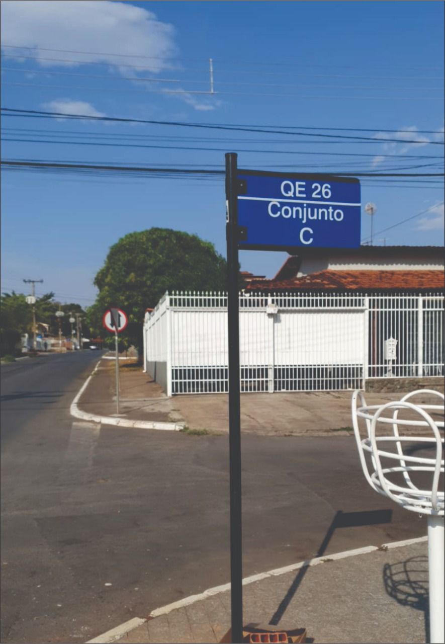 Novas placas de endereçamento chaga em Sobradinho