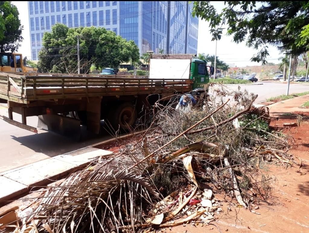 Prevenção a alagamentos: GDF presente retira lixo na quadra 402 norte