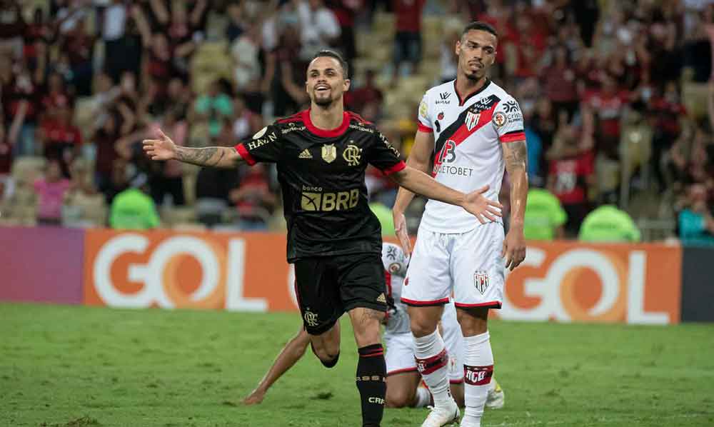 Em noite de Michael, Flamengo derrota Atlético-GO no Maracanã