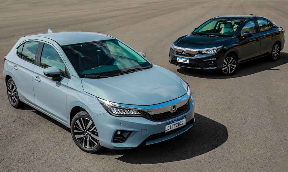 Honda lança nova geração do City nas configurações sedã e hatchback no Brasil