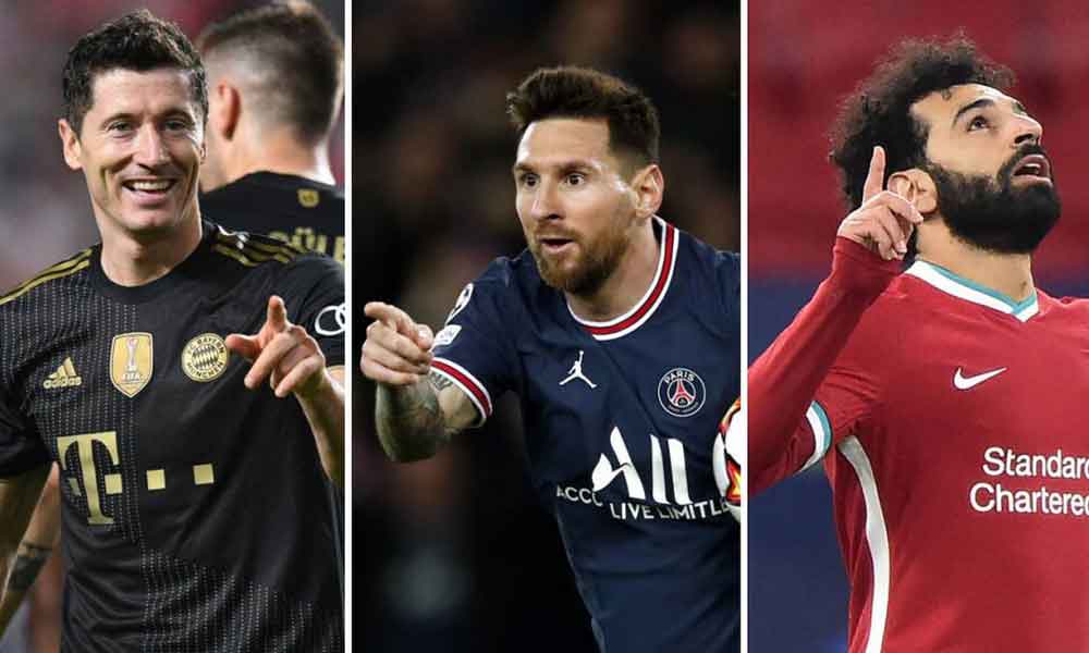 Messi, Lewandowski e Salah são os finalistas do ‘The Best’ em 2021