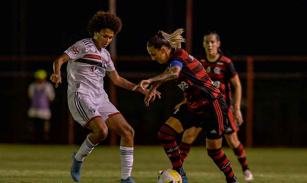 Flamengo e São Paulo empatem no Brasileiro Feminino