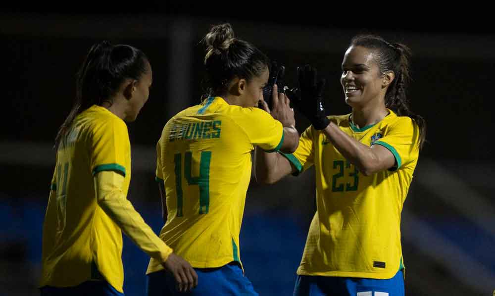 Seleção testa nova formação contra Peru na Copa América Feminina