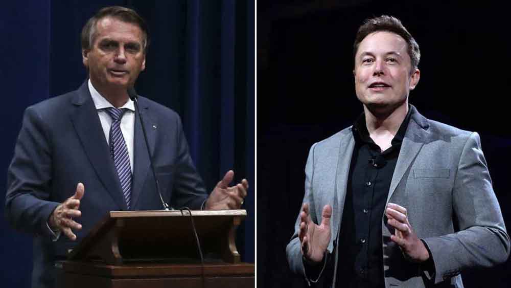 Em encontro, Bolsonaro chama Elon Musk de ‘mito da liberdade’