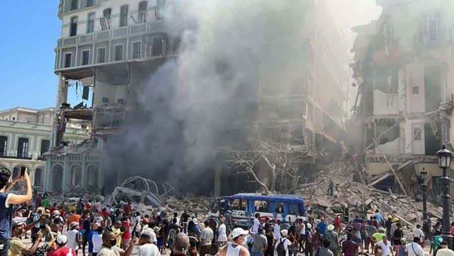 Resgate em hotel que explodiu em Cuba termina com 44 mortos