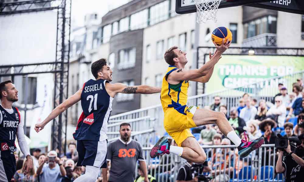 Seleção brasileira masculina estreia no Mundial de basquete 3×3