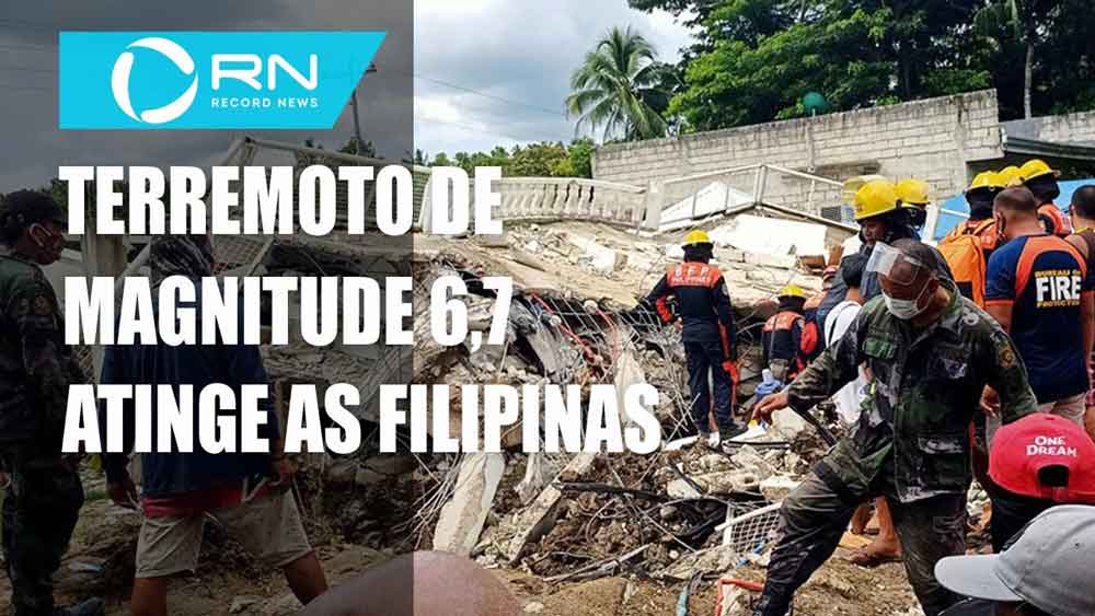 Forte terremoto sacode o norte das Filipinas e deixa 4 mortos e 60 feridos