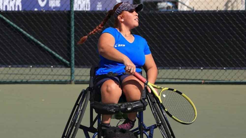 Tenista paraplégica do DF leva ouro no US Open Junior, no EUA
