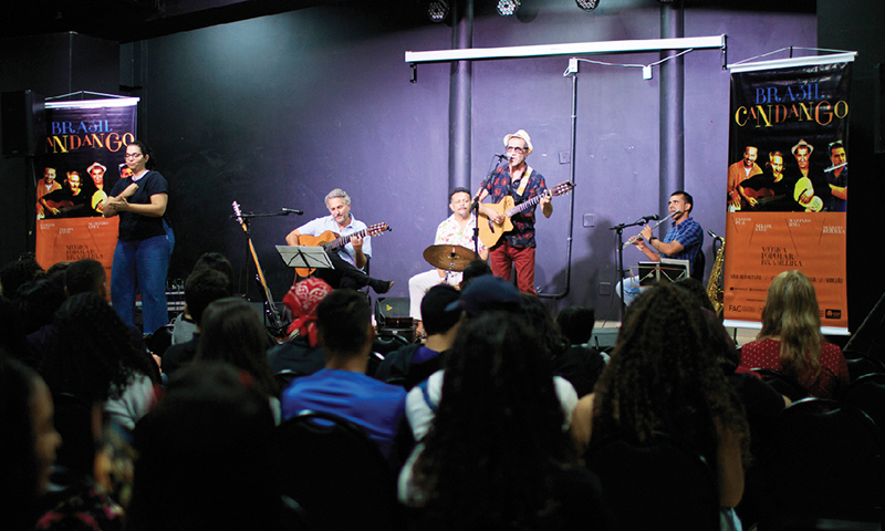 No Paranoá, a apresentação do Quarteto Brasil Candango
