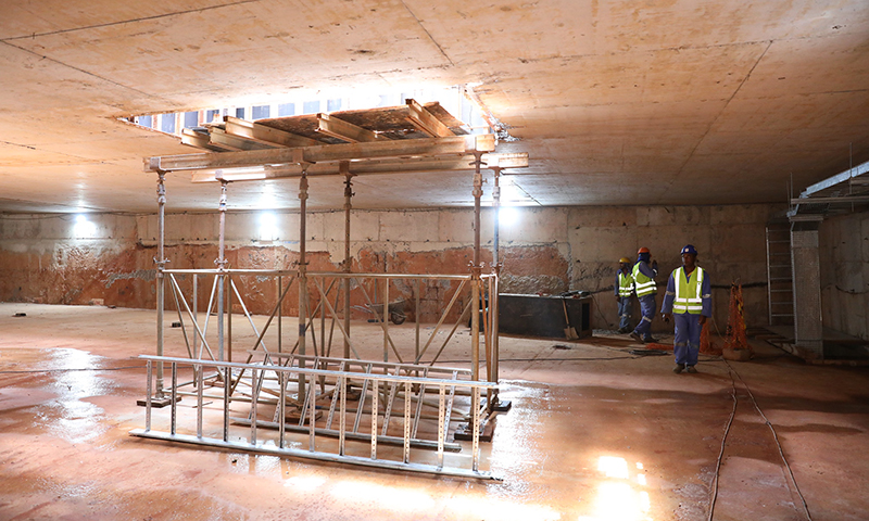 Centro operacional do Túnel está em fase de acabamento