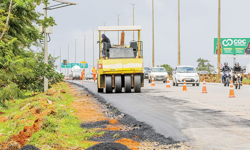 GDF investe R$ 45 milhões na troca de pavimento da Via Estrutural