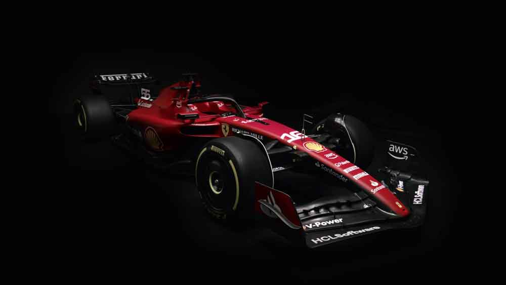 F1: Ferrari lança carro rubro-negro para a temporada 2023