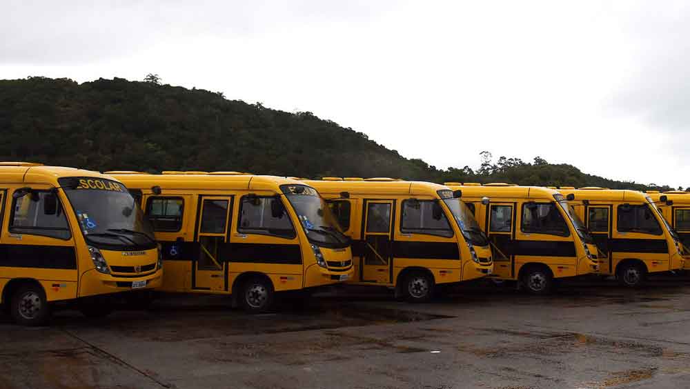 100 novos ônibus de transporte escolar serão apresentados nesta sexta (10)