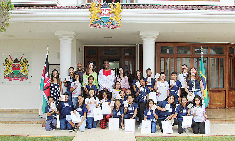 Estudantes de Ceilândia visitam a Embaixada do Quênia