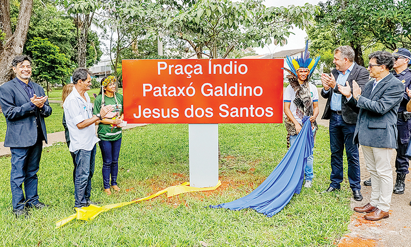 GDF reinaugura a Praça Índio Pataxó Galdino Jesus dos Santos