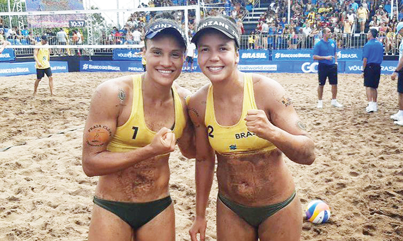 Evandro e Arthur são campeões em fase do mundial no Rio de Janeiro