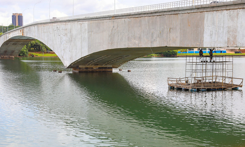 Ponte Honestino Guimarães: local estará interditado de hoje a sábado (10)