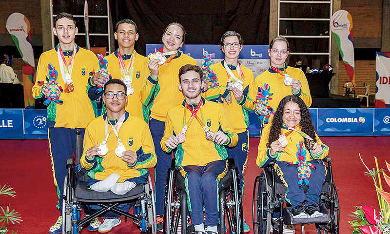 Brasil já ganhou 499 medalhas nos Jogos Parapan de Jovens