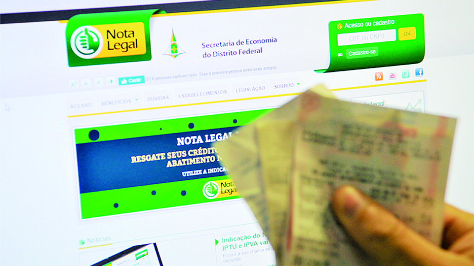 Contribuintes já indicaram R$ 24 milhões em créditos do Nota Legal