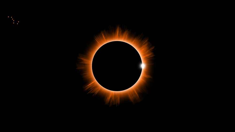 Nesta segunda (8), acontece o Eclipse total do Sol; saiba como ver pela internet