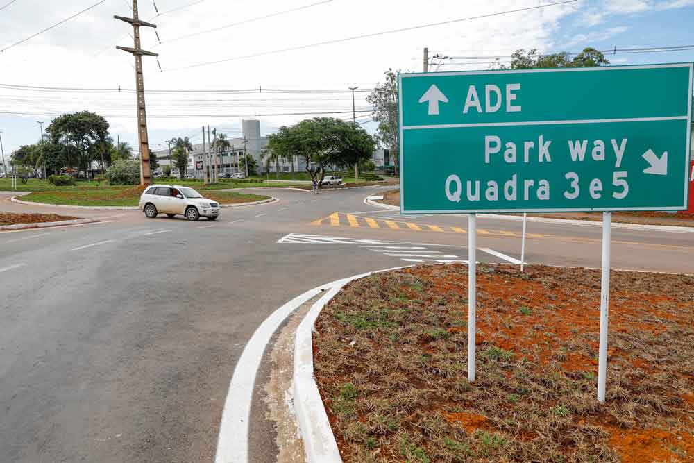 Novo acesso à EPNB e ADE de Águas Claras facilita tráfego no Park Way