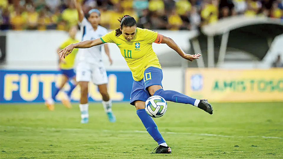 Com gol de Marta, Brasil fecha 2023 vencendo a Nicarágua