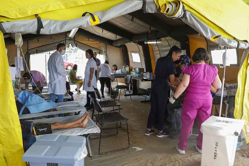 Mais de 6,5 mil pacientes com dengue atendidos pelas novas tendas